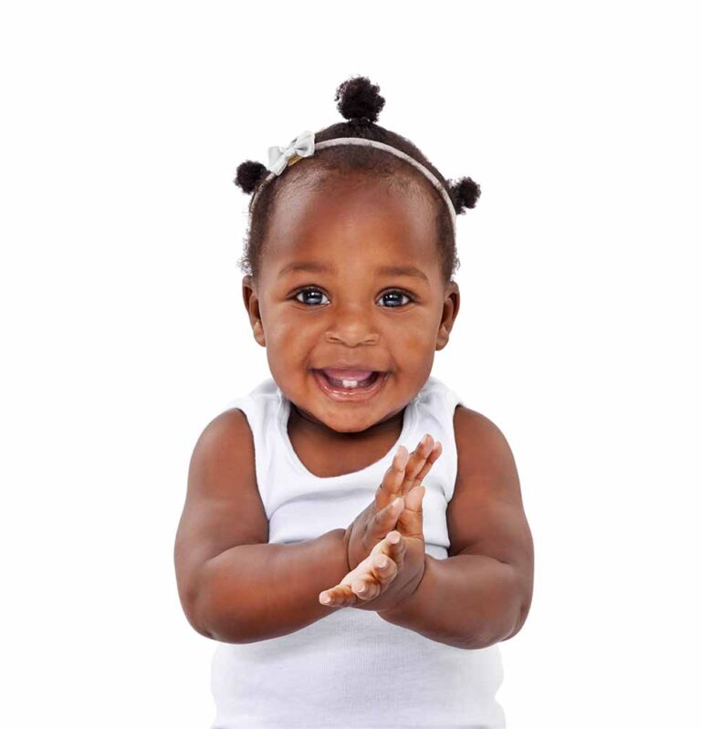 Smiling Baby Clapping Hands